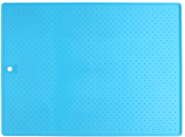 Dexas Pet Bowl Grippmat Large Blue by Pet Food Warehouse