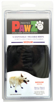 Pawz Dog Boots Black Medium by Pet Food Warehouse