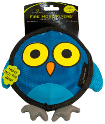 Hyper Pet Firehose Flyer Owl Dog Toy by Pet Food Warehouse