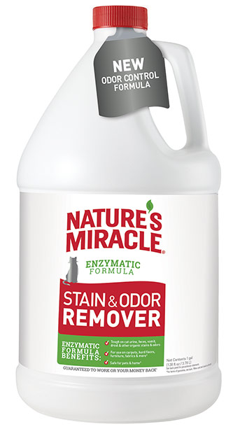 1 Gallon Nature's Miracle Just For Cats Stain & Odor Remover by Pet Food Warehouse