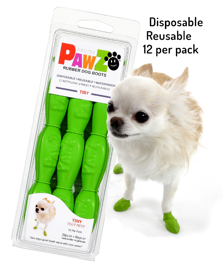 Pawz Dog Boots Apple Green Extra Extra Extra Small by Pet Food Warehouse