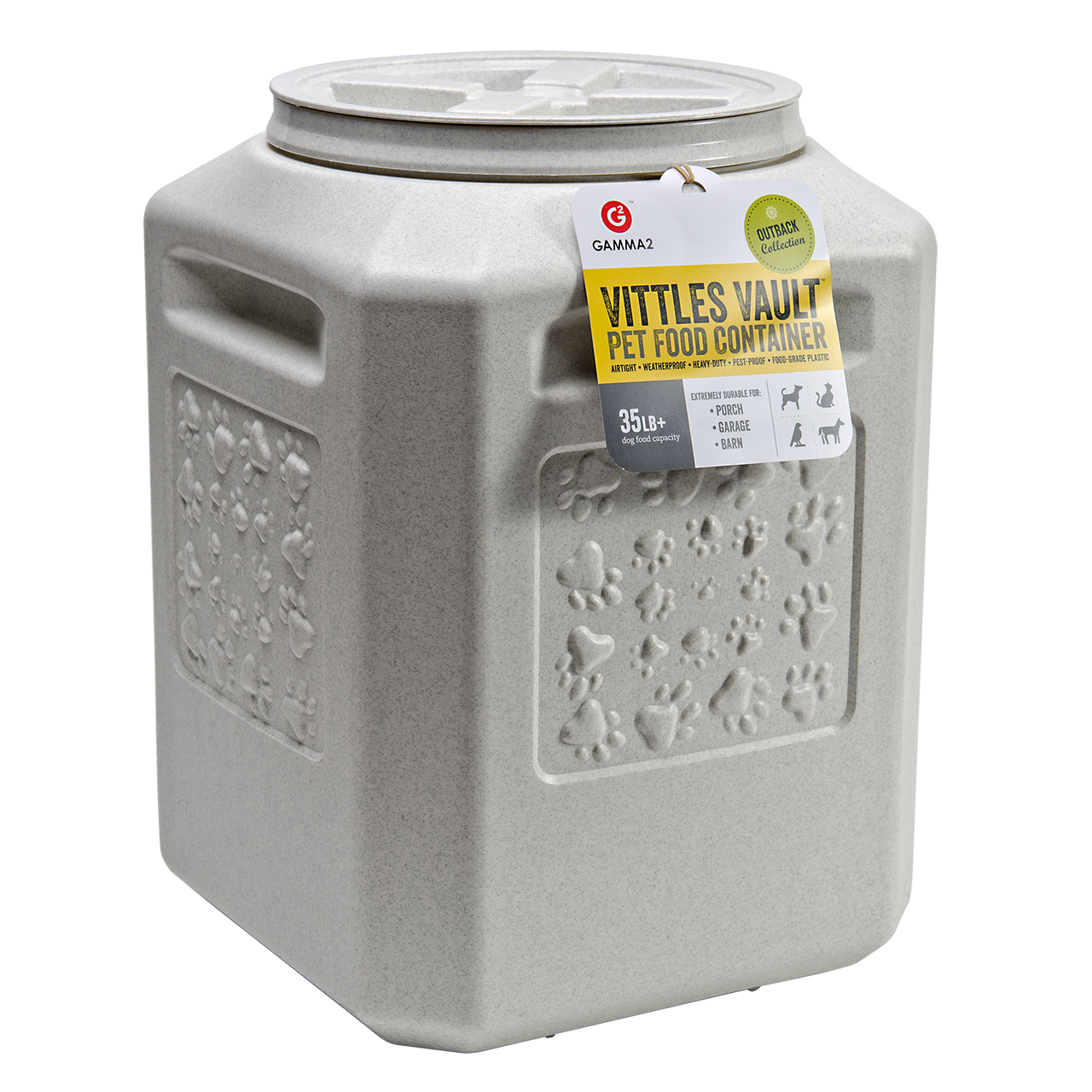 Gamma Vital Vault Outback w/Paw Prints 35# by Pet Food Warehouse