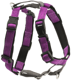 Premier 3 In1 Dog Harness Large Plum by Pet Food Warehouse
