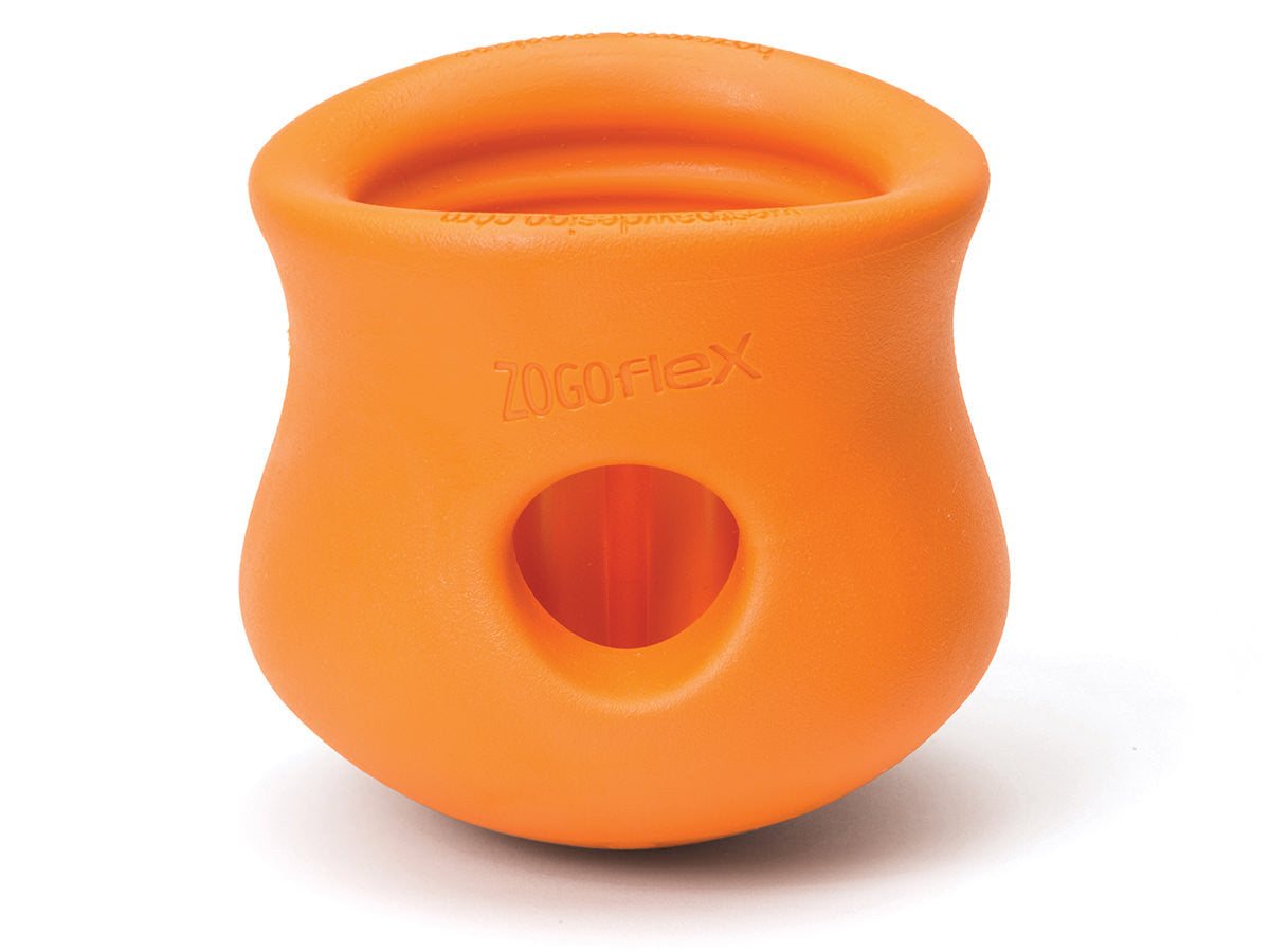 West Paw Toppll Dog Toy Tangerine Smal by Pet Food Warehouse