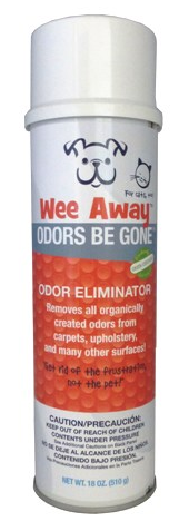 Wee Away Odors Away Eliminator Remover Concentrate Dogs Cats 18oz by Pet Food Warehouse