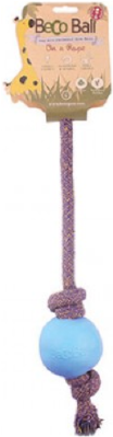 Beco Rope with Ball Large Blue Dog Toy by Pet Food Warehouse
