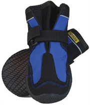Muttluks Snow Mushers Dog Boots 2 Pack Blue Size 4 Small by Pet Food Warehouse