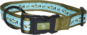 Hamilton Adjustable Dog Collar Outdoorsman Fish 3/4" 12-18" by Pet Food Warehouse