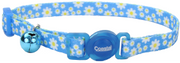 Coastal Safety Cat Collar 3/8 8-12 Blue Daisy by Pet Food Warehouse