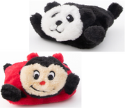 Zippy Paws Squeakie Pads Ladybug & Panda Dog Toy by Pet Food Warehouse