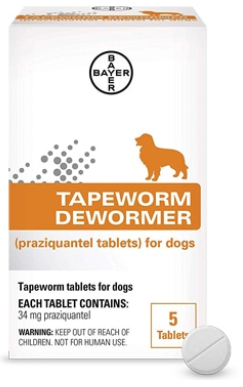 5 Tab Dog Tapeworm Dewormer by Pet Food Warehouse