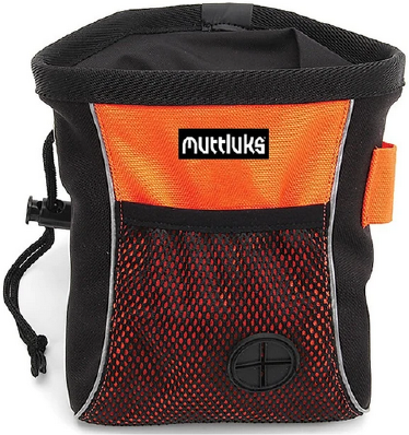 MuTTravel Treat Bag Orange Large by Pet Food Warehouse