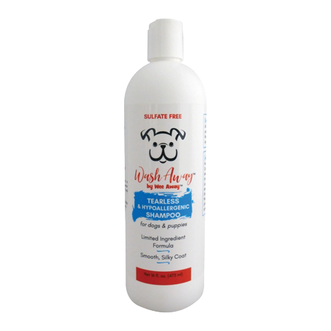 Wee Away Wash Away Tearless & Hypoallergenic Dog Shampoo 16oz by Pet Food Warehouse