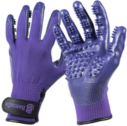 Hands On Grooming Glove Purple Medium by Pet Food Warehouse