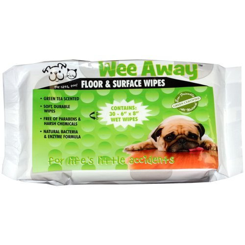 Wee Away Floor & Surface Wipes 30 Ct by Pet Food Warehouse