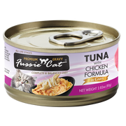 Fussie Cat Premium Tuna w/Chicken in Gravy 2.82oz by Pet Food Warehouse