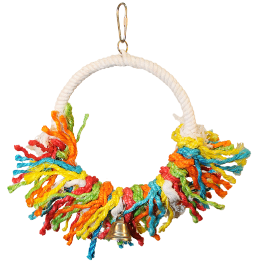 A & E Cages Happy Beaks Rope Preening Bird Swing by Pet Food Warehouse