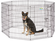 Midwest Contour Exercise Pen with Door 36" by Pet Food Warehouse