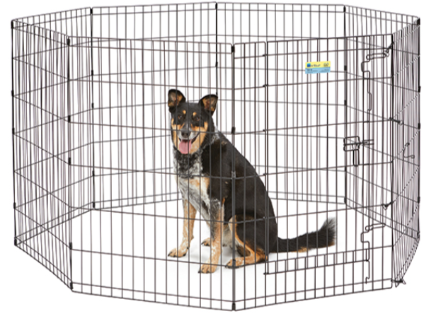 Midwest Contour Exercise Pen with Door 36" by Pet Food Warehouse