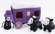 Zippy Paws Halloween Burrow Haunted Haunted Carriage by Pet Food Warehouse