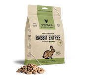 Vital Essentials Freeze-Dried Raw Entree Dog Food Mini Nibs Rabbit 14oz by Pet Food Warehouse