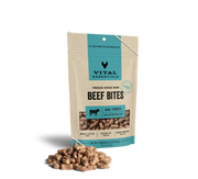 Vital Essentials Freeze-Dried Dog Treats Beef Bites 2.5oz by Pet Food Warehouse