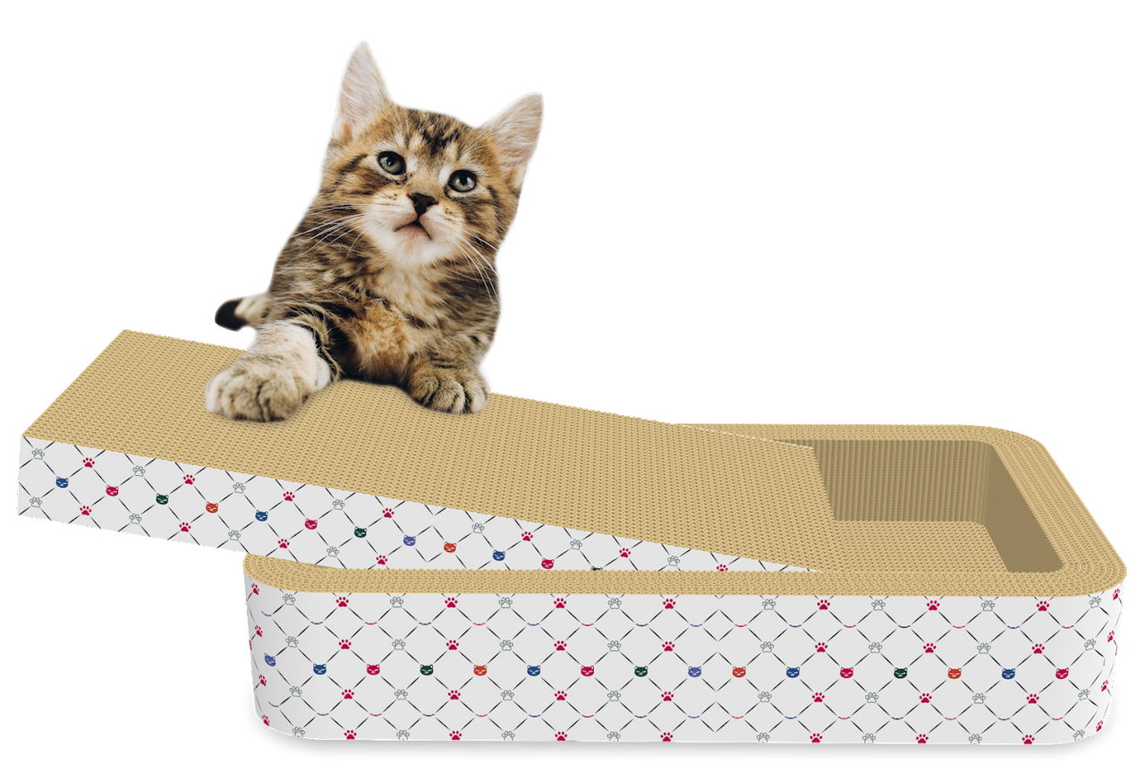 Indipets Open Bed Scratcher by Pet Food Warehouse