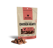 Vital Essentials Freeze-Dried Dog Treats Chicken Hearts 3.75oz by Pet Food Warehouse