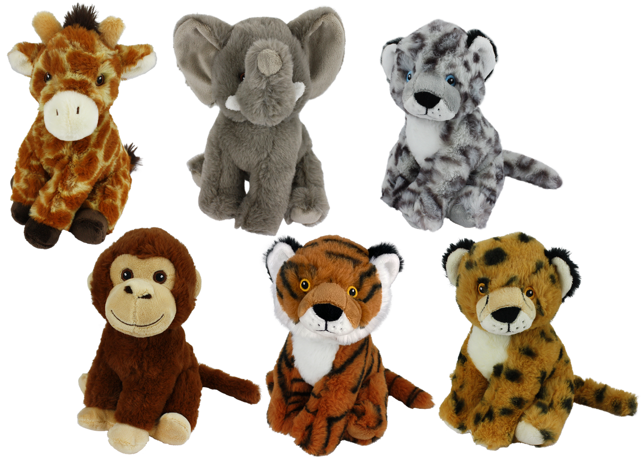 Multipet Eco Safari Animal Assorted 8" by Pet Food Warehouse