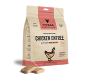 Vital Essentials Freeze-Dried Cat Food Mini Patties Chicken 8oz by Pet Food Warehouse