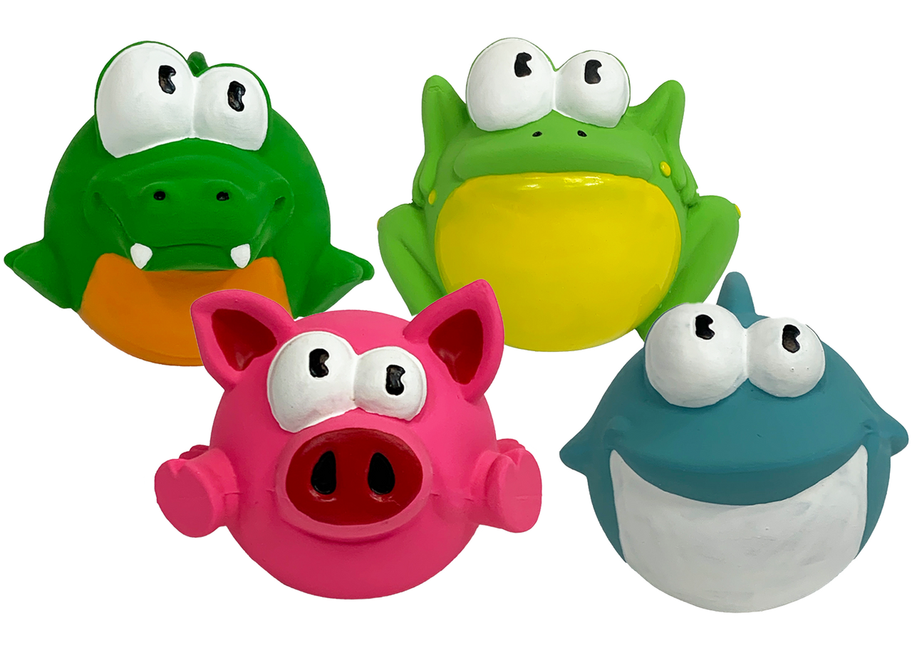 Multipet Lyla Latex Animals Asst. 2.5" by Pet Food Warehouse