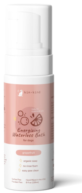 Kin+Kind Grapefruit Energizing Waterless Bath 8oz by Pet Food Warehouse