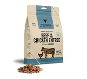 Vital Essentials Freeze-Dried Cat Food Mini Nibs Beef & Chicken 12oz by Pet Food Warehouse