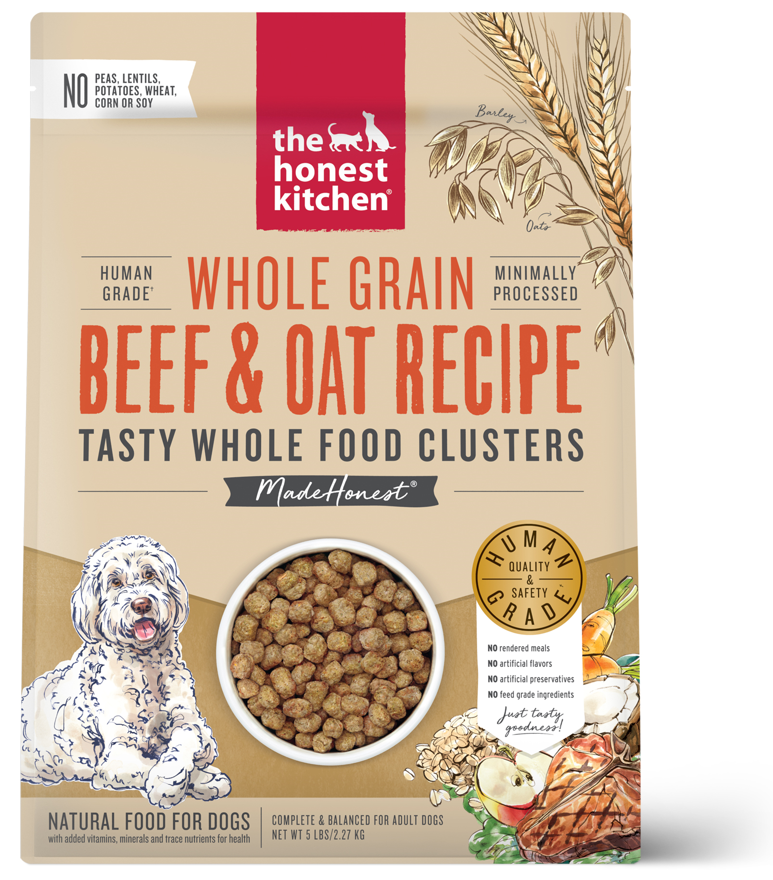 Honest Kitchen Whole Food Clusters Whole Grain Beef Dog Food 5# by Pet Food Warehouse