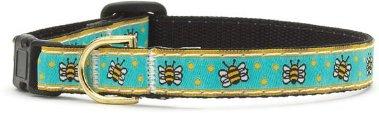 Upcountry Adjustable Safety Cat Collar Bee 12 by Pet Food Warehouse
