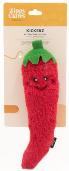 ZippyClaws Kickerz Pepper Cat Toy by Pet Food Warehouse