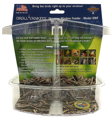 Classic Brand Observer Window Bird Feeder by Pet Food Warehouse