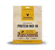 Vital Essentials Raw Protein Mix-In Duck Recipe Mini Nibs Topper for Dogs 18oz by Pet Food Warehouse