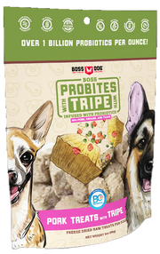 Boss Dog Probites Dog Treats Pork w/Tripe 3oz by Pet Food Warehouse