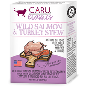 CARU Classics Wild Salmon & Turkey Stew for Cats 5.5oz by Pet Food Warehouse