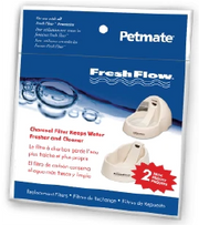 Doskocil 2 pack Fresh Flow Fountain Replacement Filters by Pet Food Warehouse