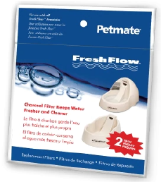 Doskocil 2 pack Fresh Flow Fountain Replacement Filters by Pet Food Warehouse