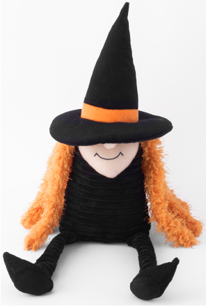 Zippy Paws Halloween Crinkle Witch by Pet Food Warehouse