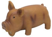 Coastal Latex Grunt Pig Dog Toy 6.25" Brown by Pet Food Warehouse