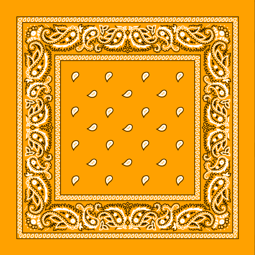Bandana Paisley Gold by Pet Food Warehouse