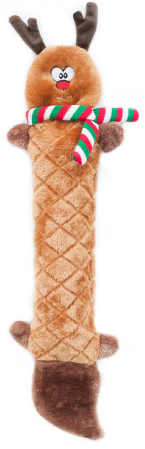 Zippy Paws Reindeer Holiday Jigglerz Holiday Dog Toy by Pet Food Warehouse