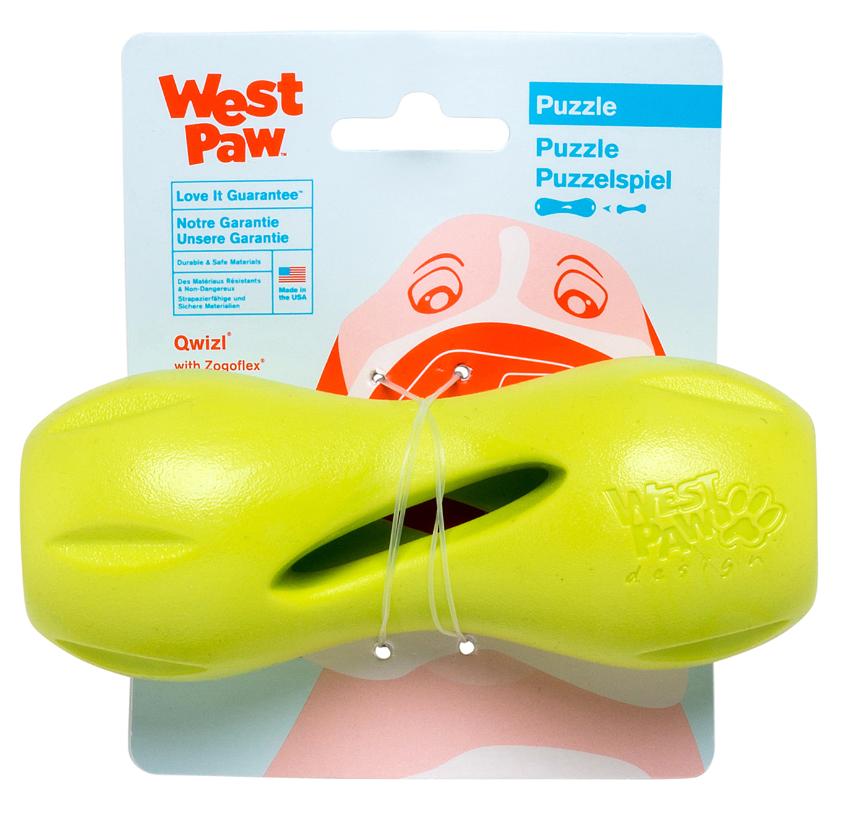 West Paw Qwizl Green Small Dog Toy by Pet Food Warehouse