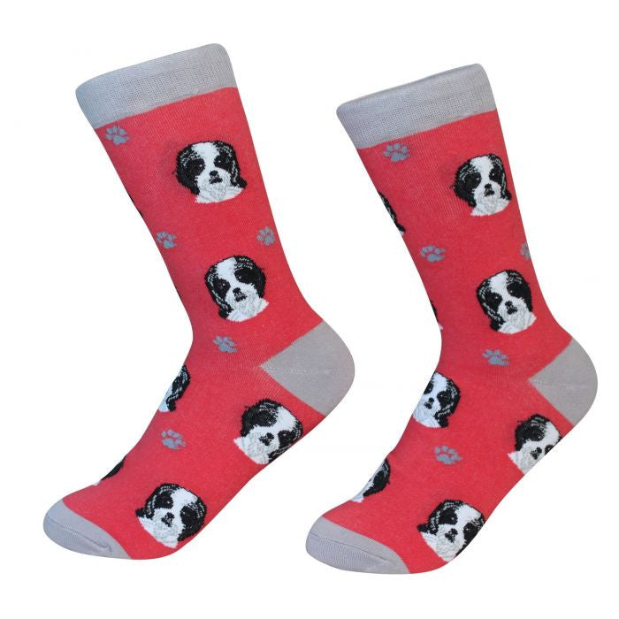 Socks Shih Tzu Black by Pet Food Warehouse
