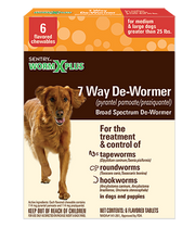 Sentry WormX Plus Large Dog 6 tab by Pet Food Warehouse