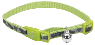 Coastal Lazer Brite Safety Cat Collar 3/8 8-12 Shamrocks by Pet Food Warehouse
